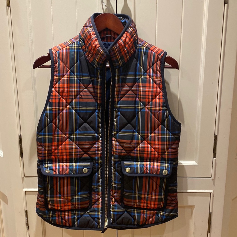 J. Crew Tartan Vest
